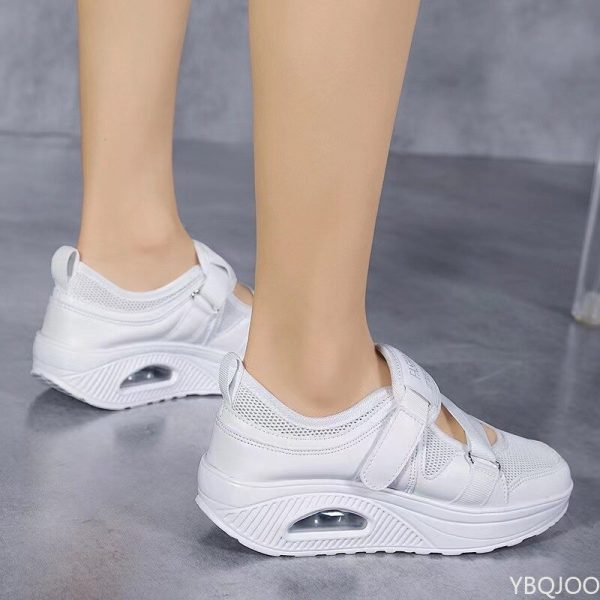 Sepatu Sneakers Wanita Modis Sepatu Kasual Wanita Ringan Jaring Sepatu Vulkanis Wanita Bersirkulasi Sneakers Kasual Zapatillas Mujer - Image 2