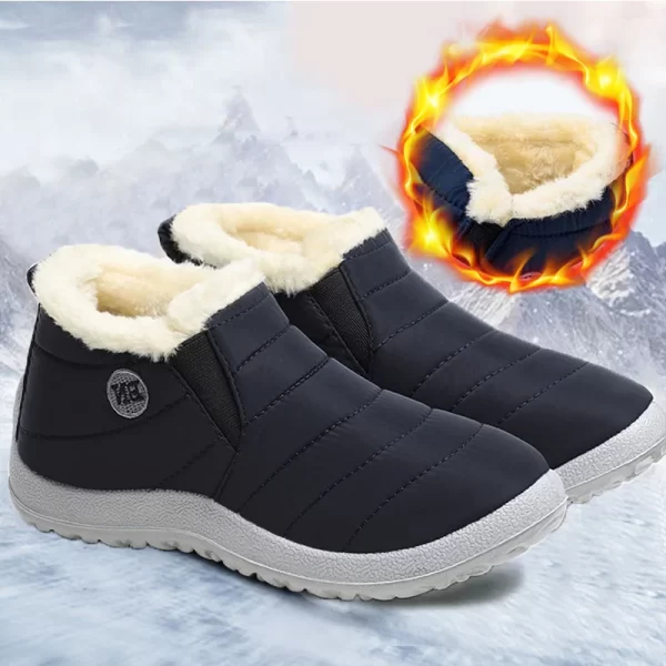 Sneakers Women Waterproof Winter 2025 Shoes Footwear Chunky Sneakers Solid Shoes For Women Outdoor Thick Fur Shoes Woman Mujer