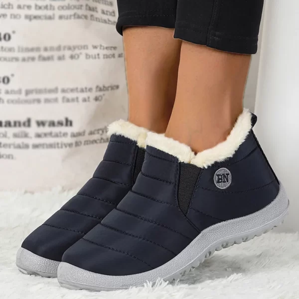 Sneakers Women Waterproof Winter 2025 Shoes Footwear Chunky Sneakers Solid Shoes For Women Outdoor Thick Fur Shoes Woman Mujer - Image 3