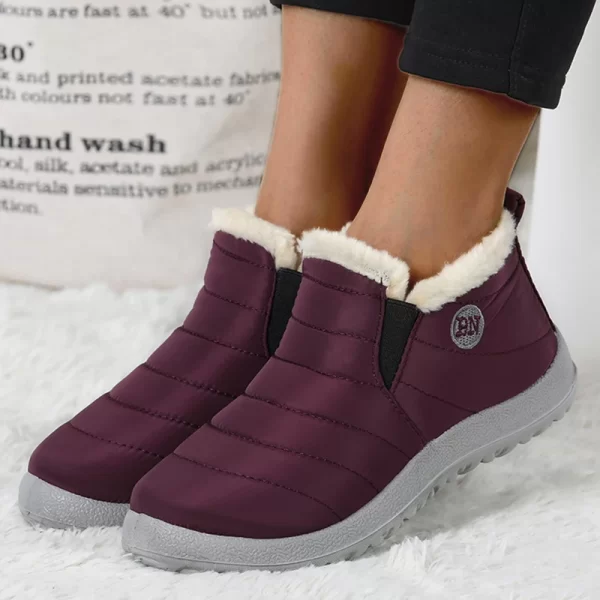 Sneakers Women Waterproof Winter 2025 Shoes Footwear Chunky Sneakers Solid Shoes For Women Outdoor Thick Fur Shoes Woman Mujer - Image 4