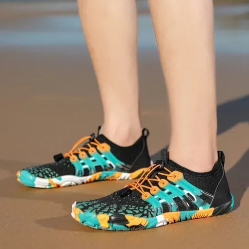 Women Men Water Shoes Summer Beach Five Fingers Barefoot Swimming Surfing Aqua Shoe Colorful Seaside River Slipper Mujer Sneaker - Image 5