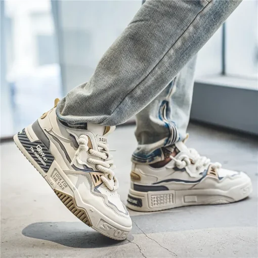 Men's Shoes Fashion Mens Sneakers Autumn New Brand Design Comfortable Soft Soled Men Running Shoes Tenis Masculino - Image 3
