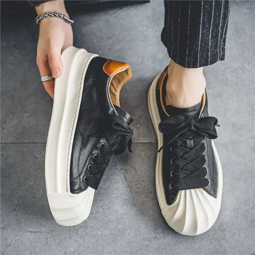 Men Shoes Casual Sneakers Men Shoes Male Shoes Mesh Breathable Comfortable Soft Sole Non Slip Mens Shoes - Image 4