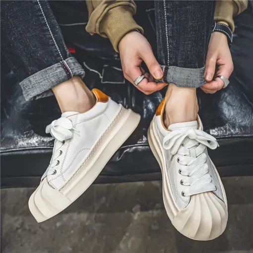 Men Shoes Casual Sneakers Men Shoes Male Shoes Mesh Breathable Comfortable Soft Sole Non Slip Mens Shoes - Image 2