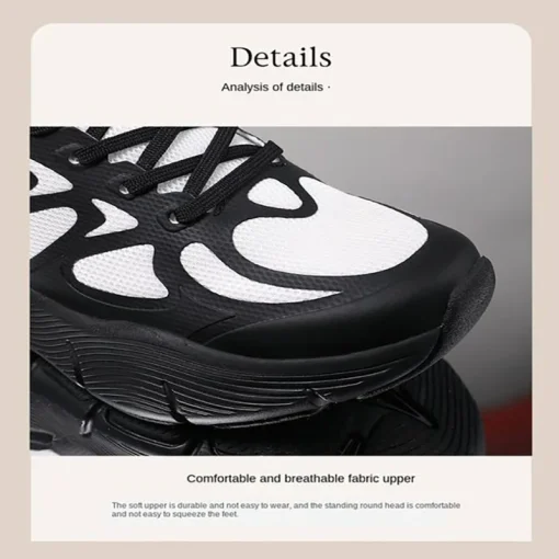 Lightweight Athletic Running Shoes for Outdoor Men Women Breathable Sneakers Good Traction Casual Sports Shoes Good Rebound - Image 5