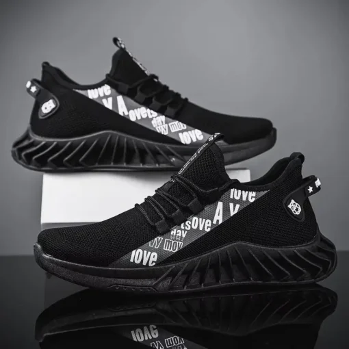 New Spring and Autumn Soft soled Running Men's Mesh Breathable Casual Sports Shoes Men's Coconut Trendy Shoes Men's Shoes - Image 5