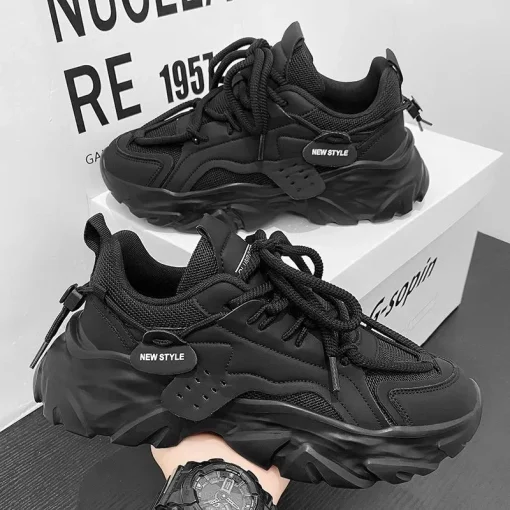High Quality Men's Sneakers Fashion Casual Shoes Breathable Platform Running Shoes for Men Hot Sale Mens Shoes Zapatillas Hombre - Image 2